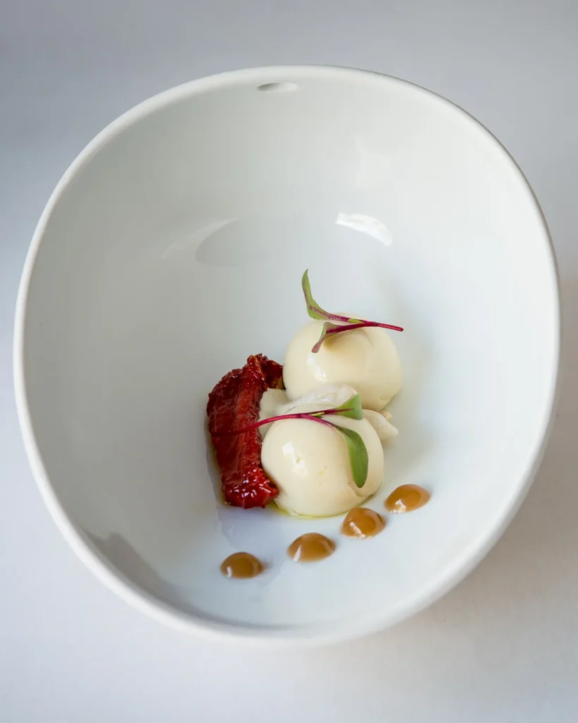 Plato de la propuesta gastronómica de Xanty Elías
